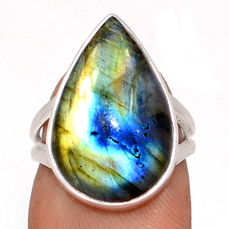 Multi Fire Labradorite Ring - MFLR1338