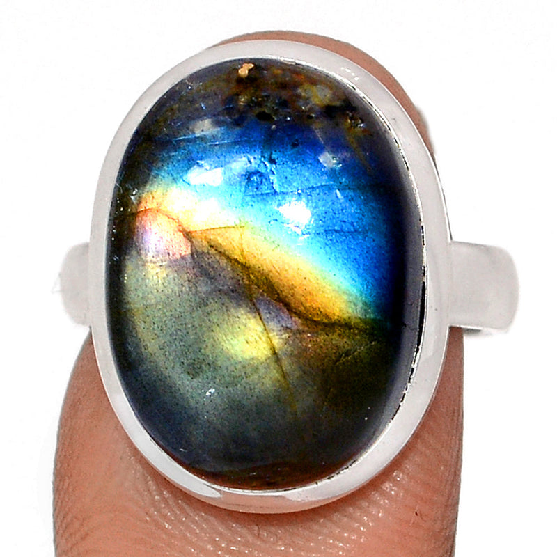 Multi Fire Labradorite Ring - MFLR1339