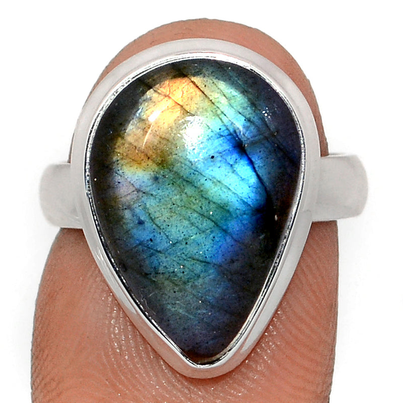 Multi Fire Labradorite Ring - MFLR1340