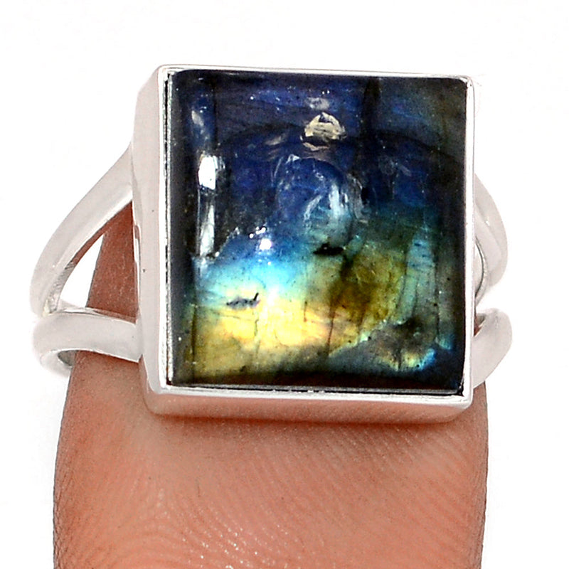 Multi Fire Labradorite Ring - MFLR1344