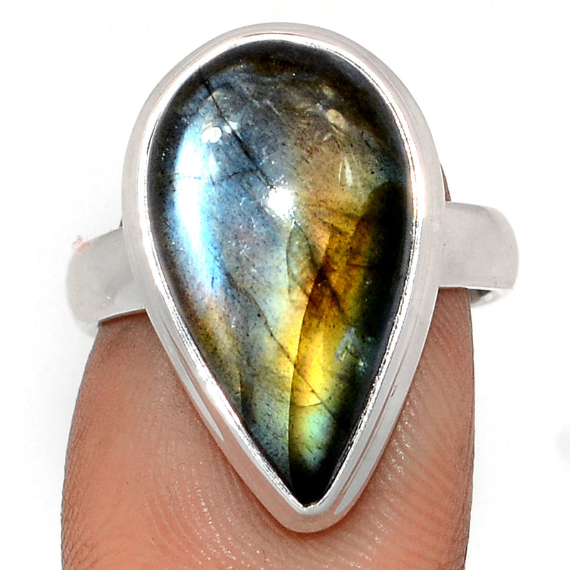 Multi Fire Labradorite Ring - MFLR1345