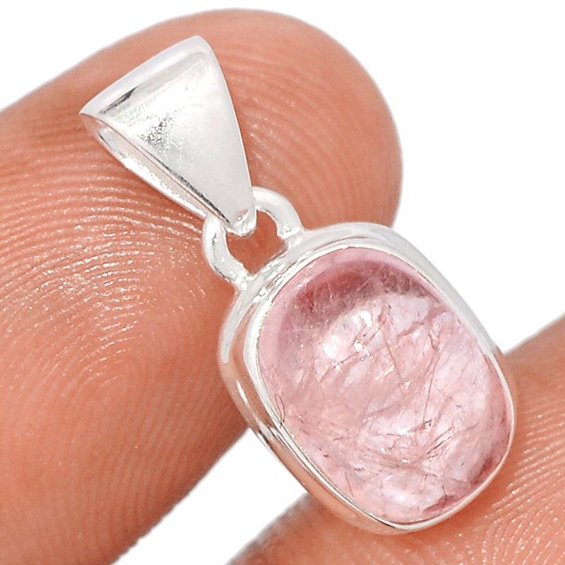 0.8" Morganite Cabochon Pendants - MGCP164