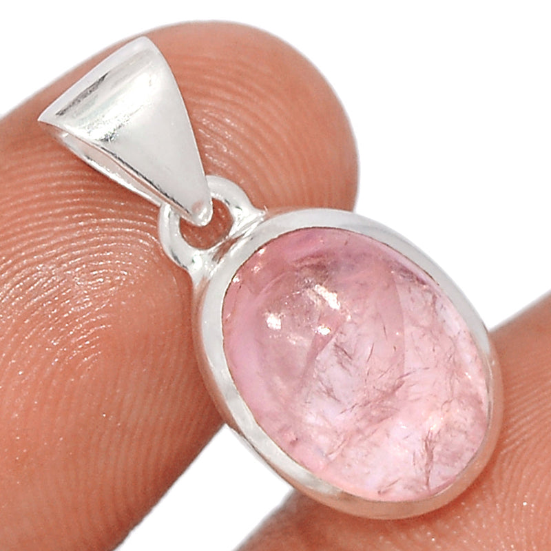 1" Morganite Cabochon Pendants - MGCP165