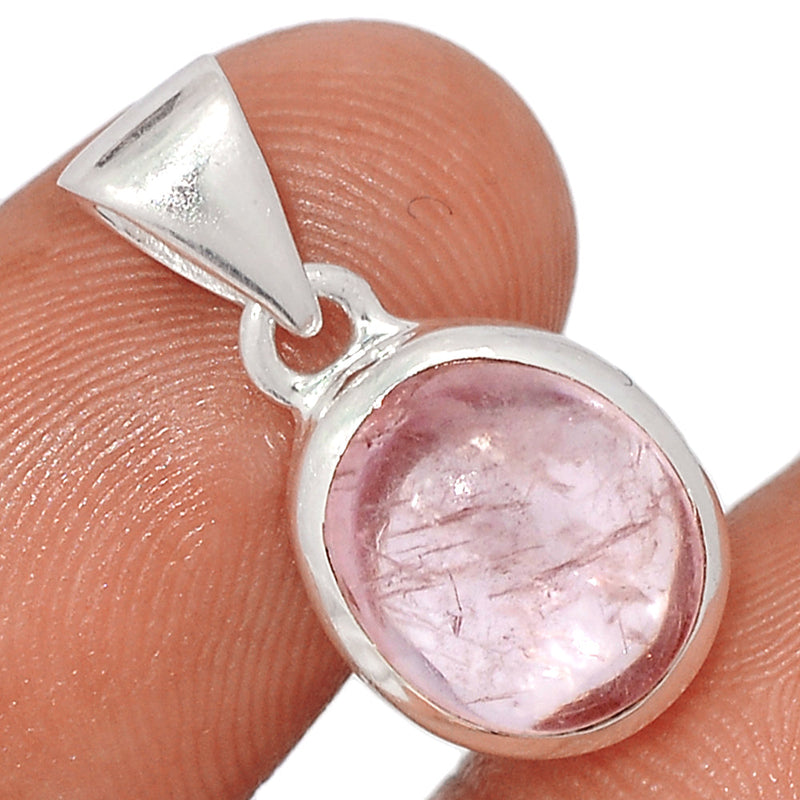 0.8" Morganite Cabochon Pendants - MGCP169