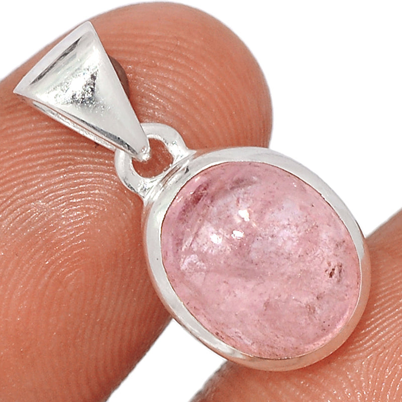 0.8" Morganite Cabochon Pendants - MGCP174