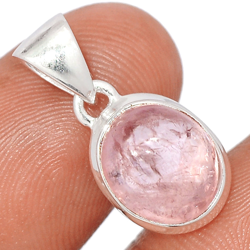 0.8" Morganite Cabochon Pendants - MGCP175