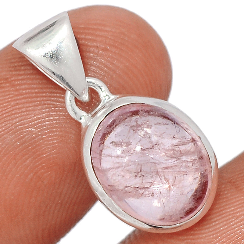 0.8" Morganite Cabochon Pendants - MGCP178