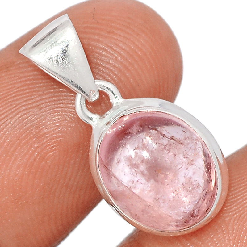 0.8" Morganite Cabochon Pendants - MGCP180