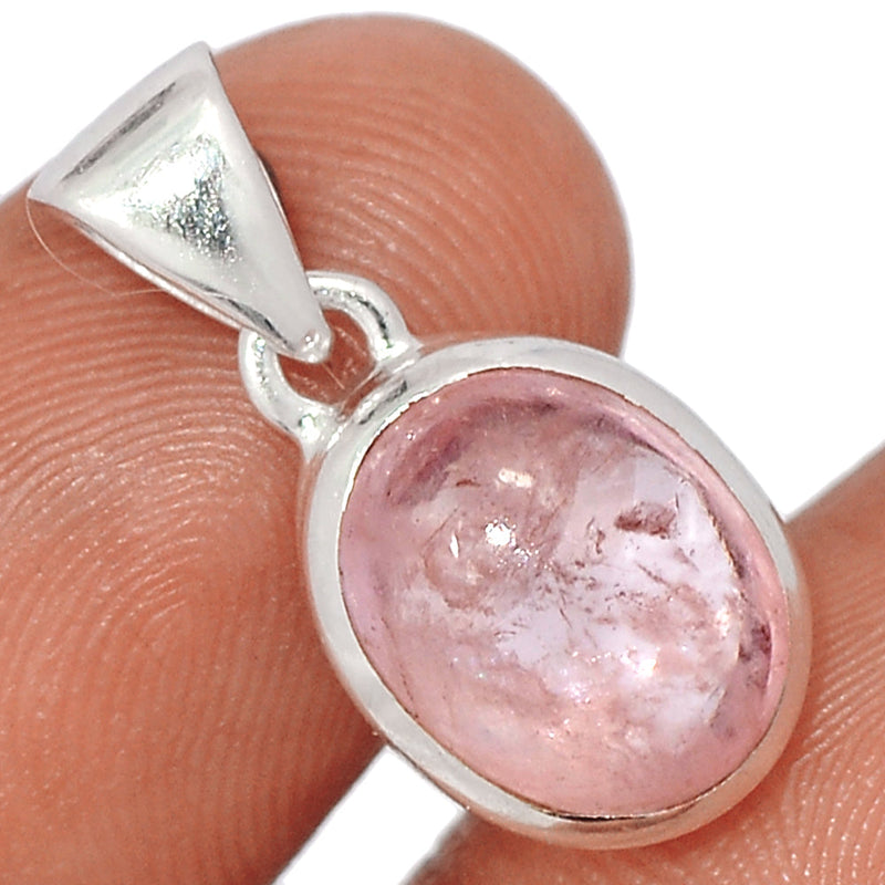 0.8" Morganite Cabochon Pendants - MGCP181