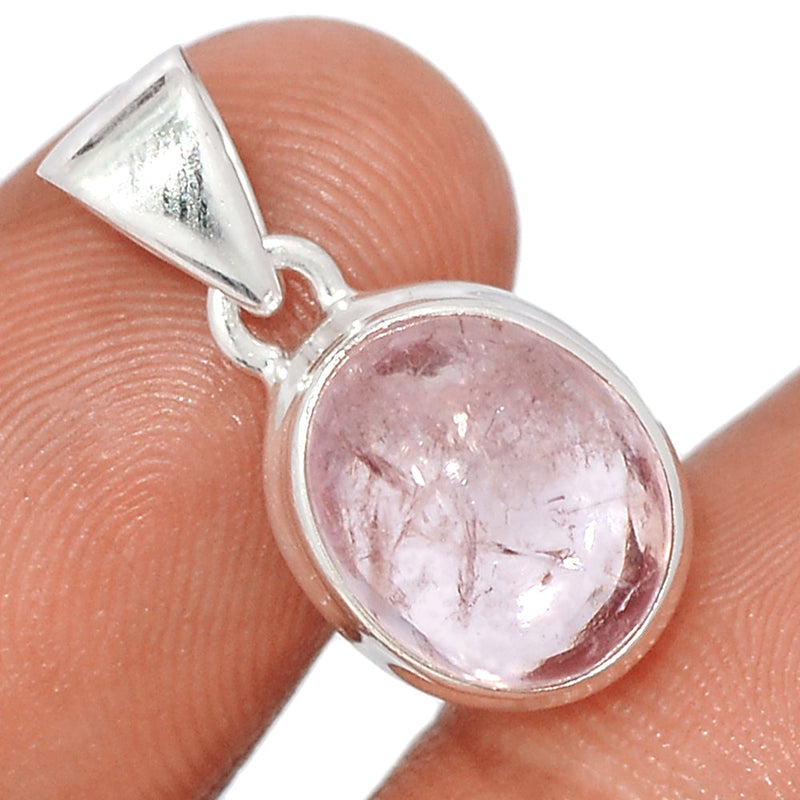 1" Morganite Cabochon Pendants - MGCP185