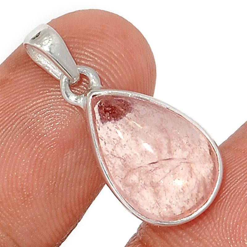 1" Morganite Cabochon Pendants - MGCP193