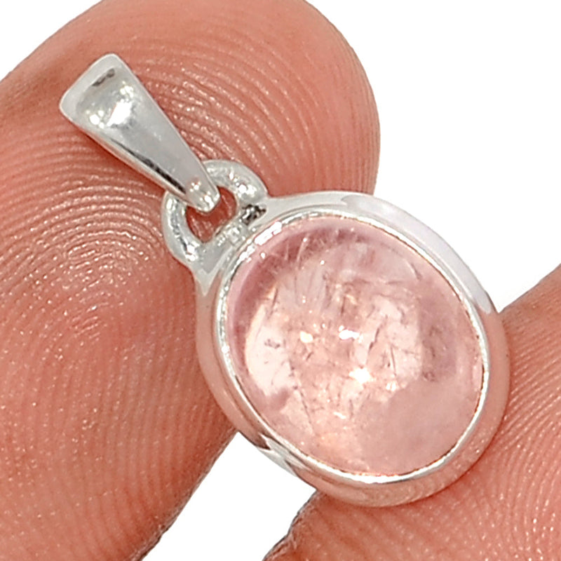 0.8" Morganite Cabochon Pendants - MGCP194