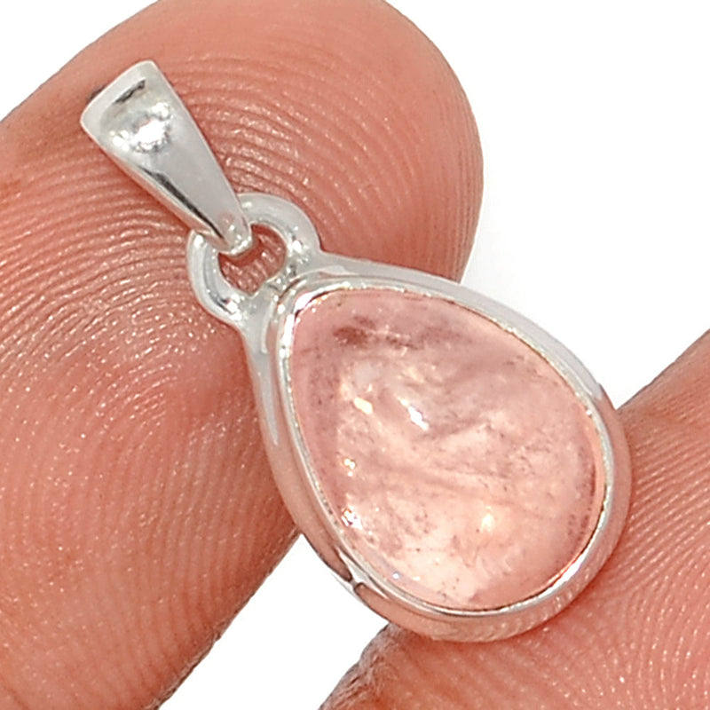 0.8" Morganite Cabochon Pendants - MGCP197