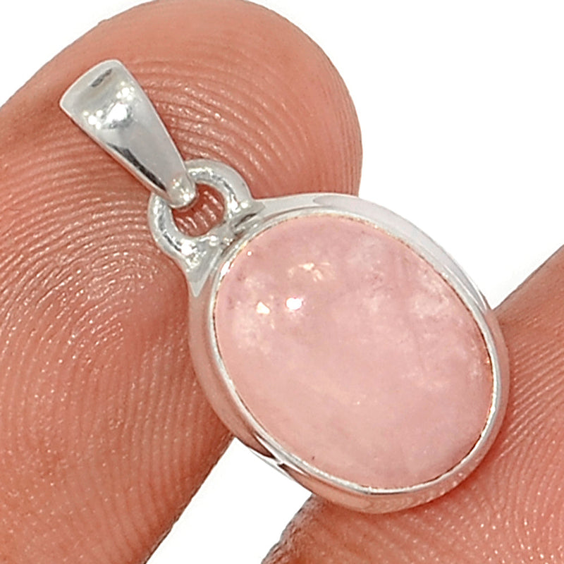 1" Morganite Cabochon Pendants - MGCP198