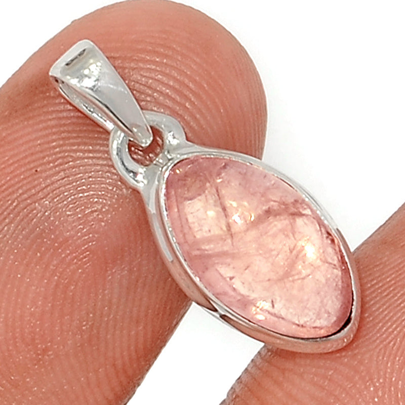 1" Morganite Cabochon Pendants - MGCP202