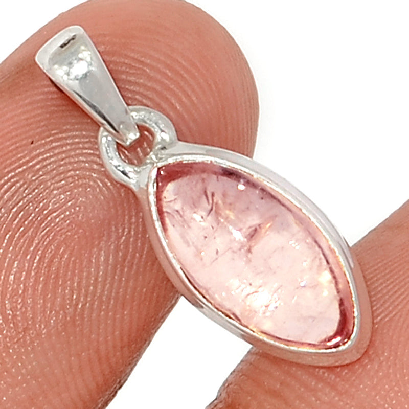 1" Morganite Cabochon Pendants - MGCP204