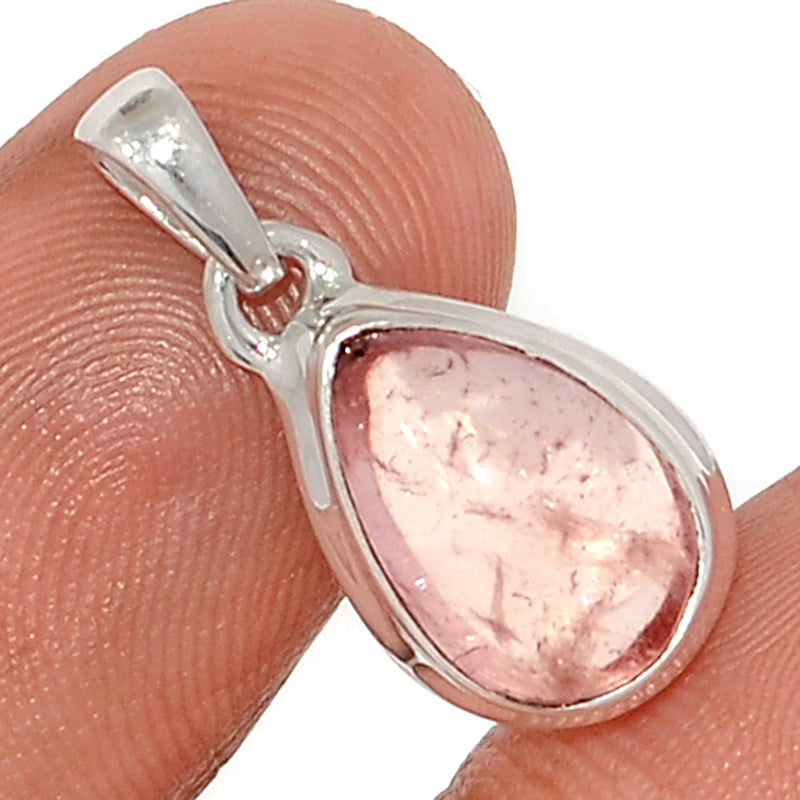 1" Morganite Cabochon Pendants - MGCP215