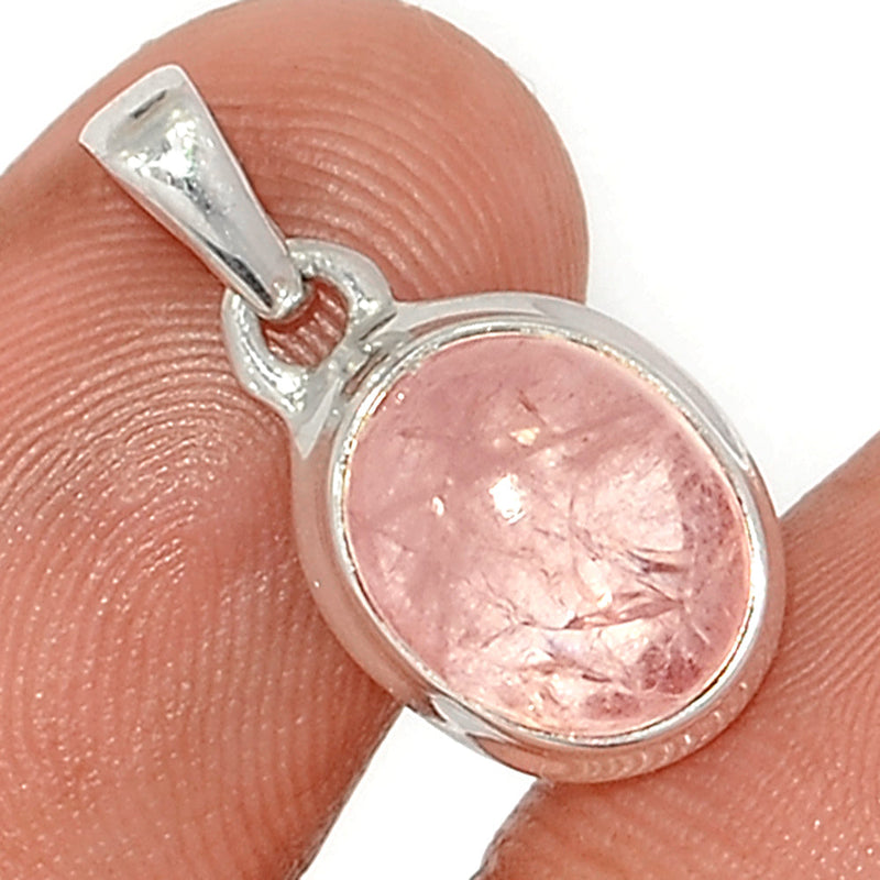 0.8" Morganite Cabochon Pendants - MGCP216