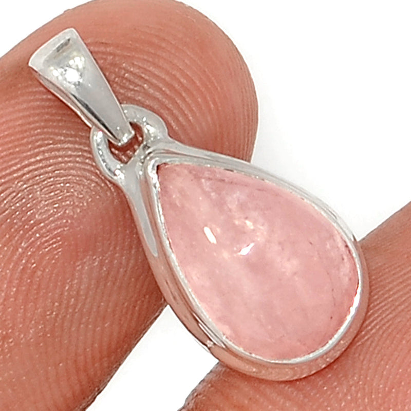 1" Morganite Cabochon Pendants - MGCP217