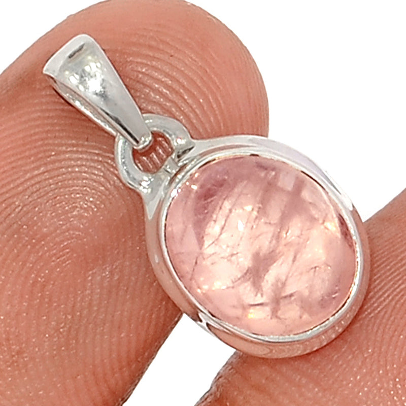 0.8" Morganite Cabochon Pendants - MGCP220