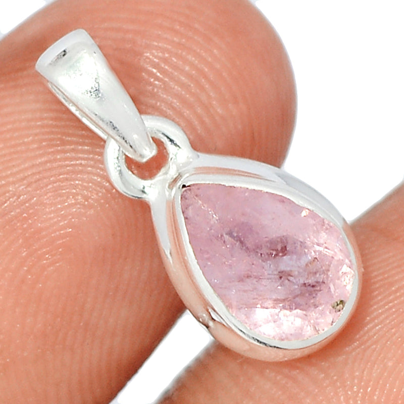 0.7" Morganite Faceted Pendants - MGFP555