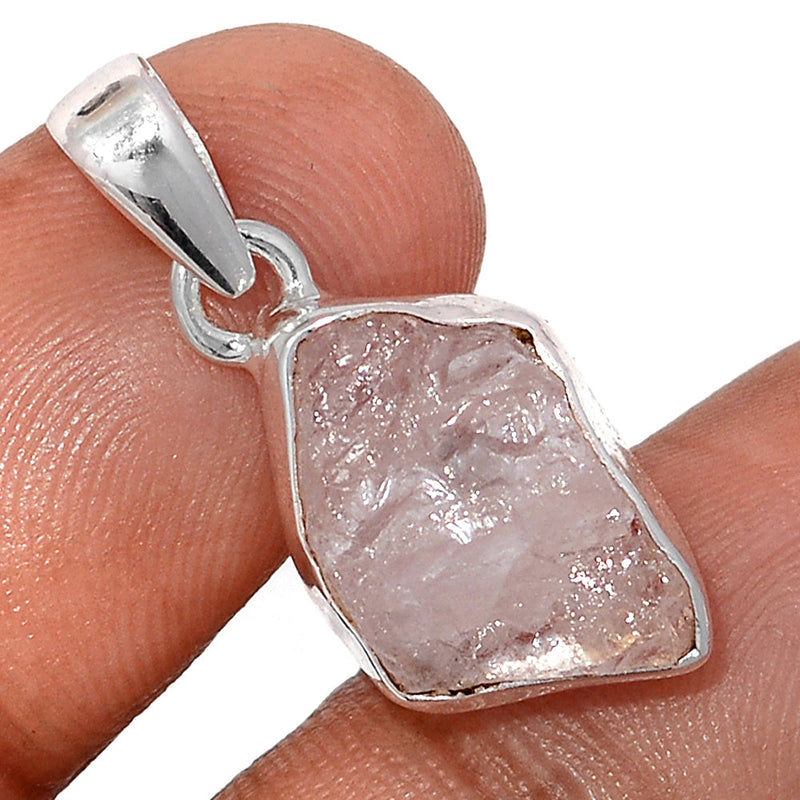 1.1" Morganite Rough Pendants - MGNP765