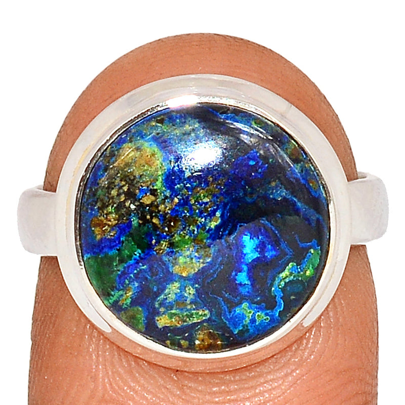 Malachite In Azurite Ring - MIAR655