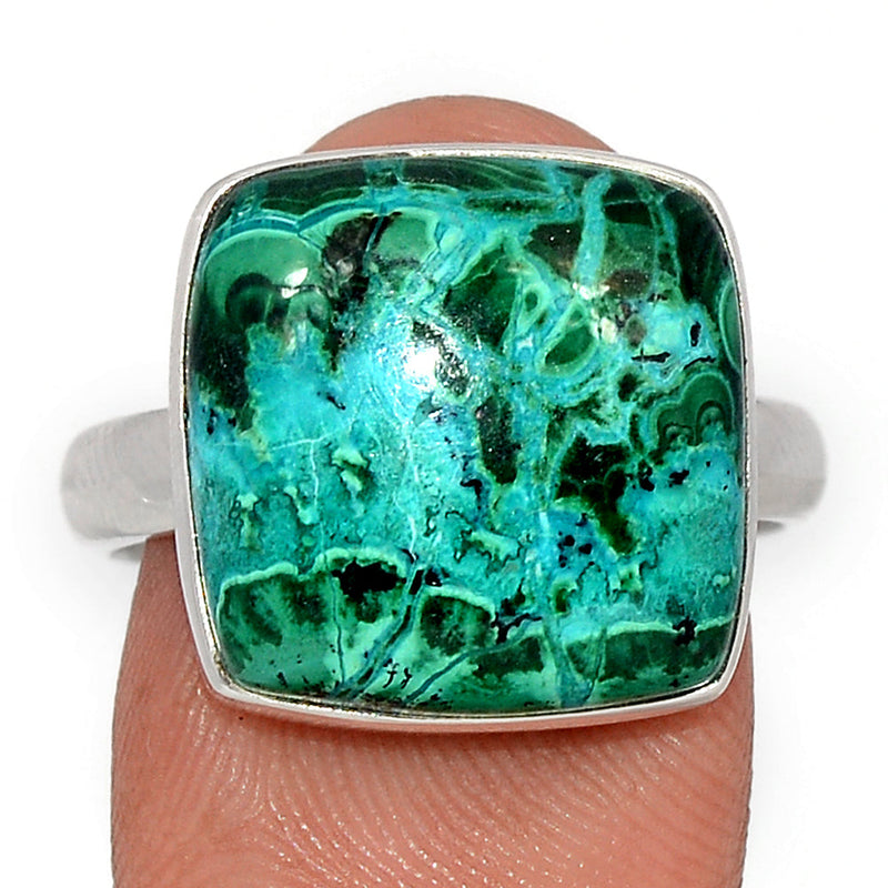 Malachite In Chrysocolla Ring - MICR1470