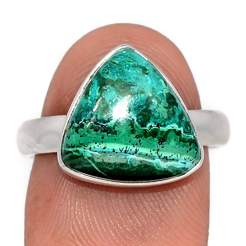 Malachite In Chrysocolla Ring - MICR1484