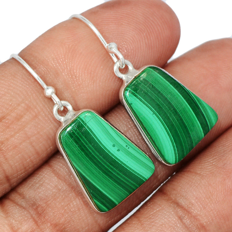 1.3" Malachite Earrings - MLAE1792