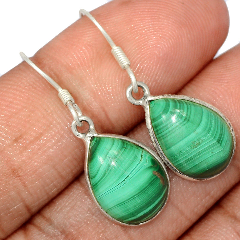 1.3" Malachite Earrings - MLAE1805