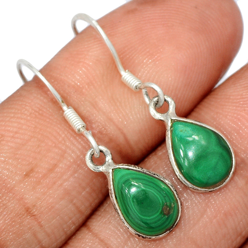 1.1" Malachite Earrings - MLAE1813