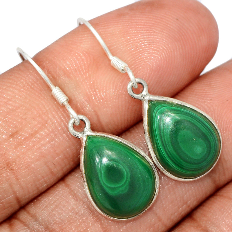 1.3" Malachite Earrings - MLAE1820