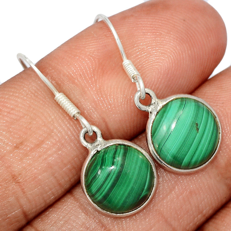 1.1" Malachite Earrings - MLAE1821