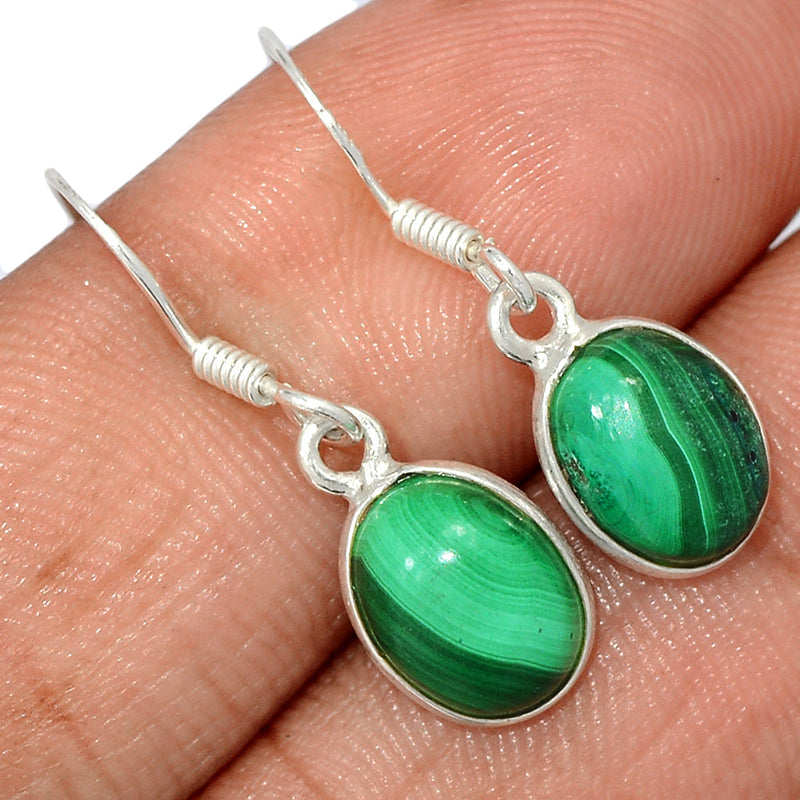 1.1" Malachite Earrings - MLAE1826