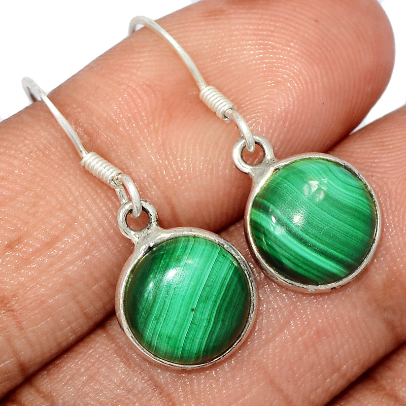 1.1" Malachite Earrings - MLAE1827