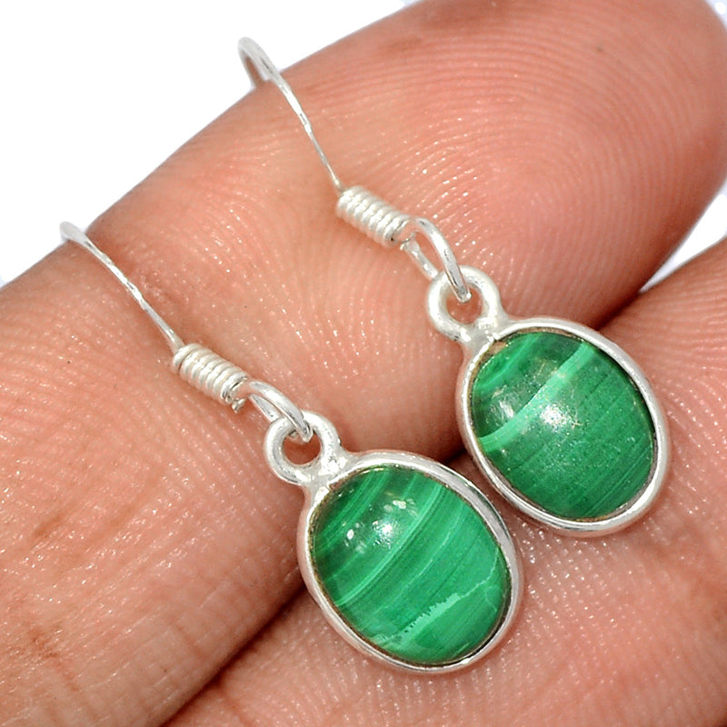 1.1" Malachite Earrings - MLAE1841