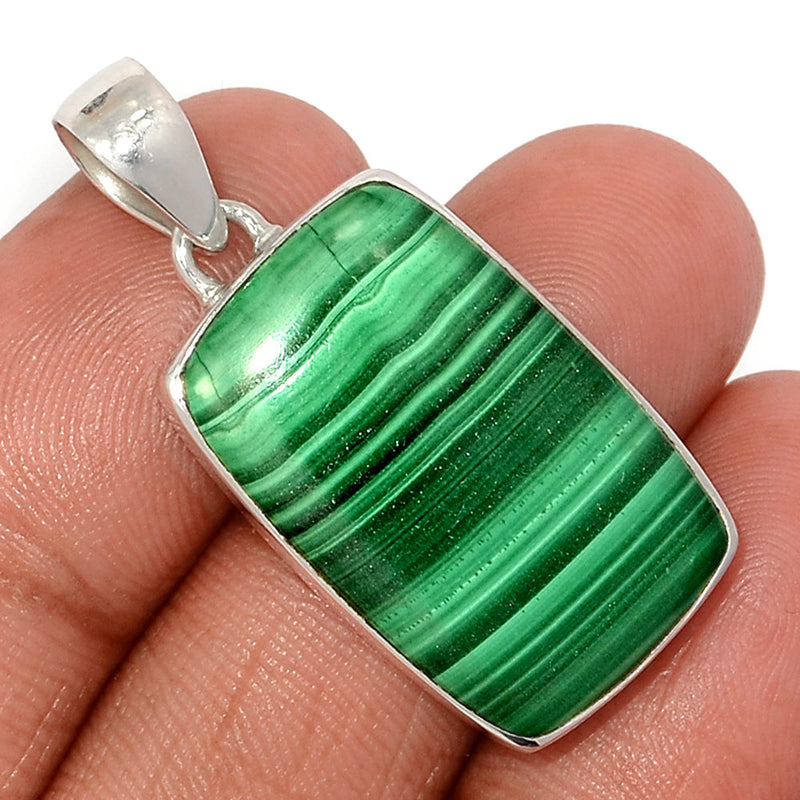 1.5" Malachite Pendants - MLAP3328