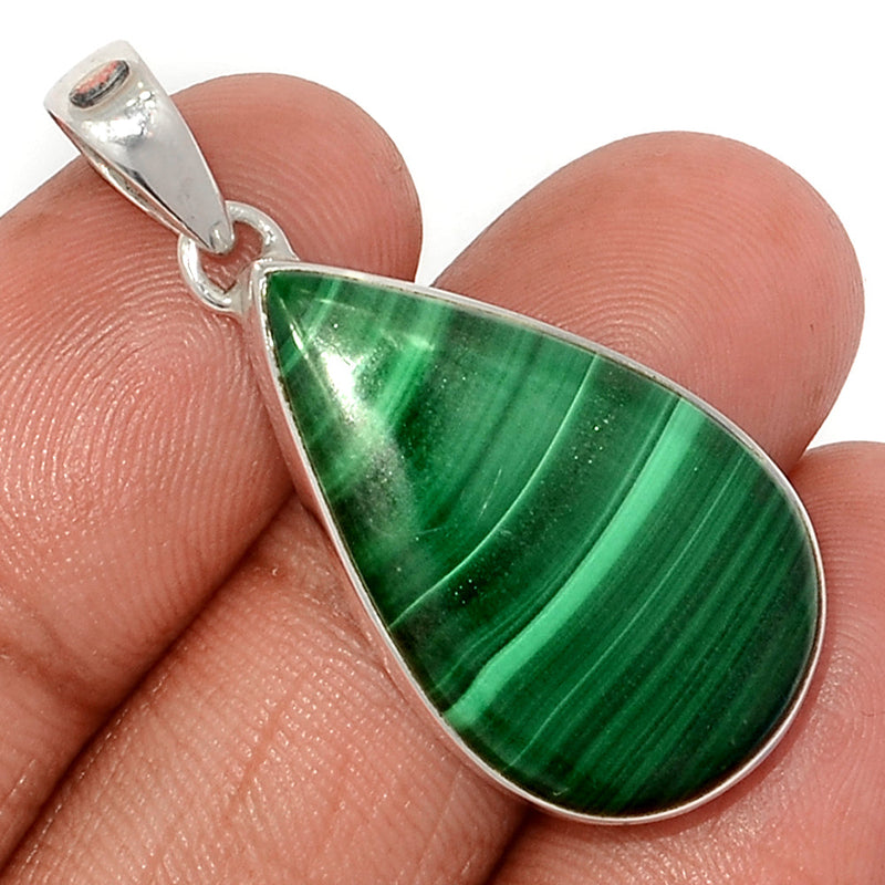 1.6" Malachite Pendants - MLAP3331