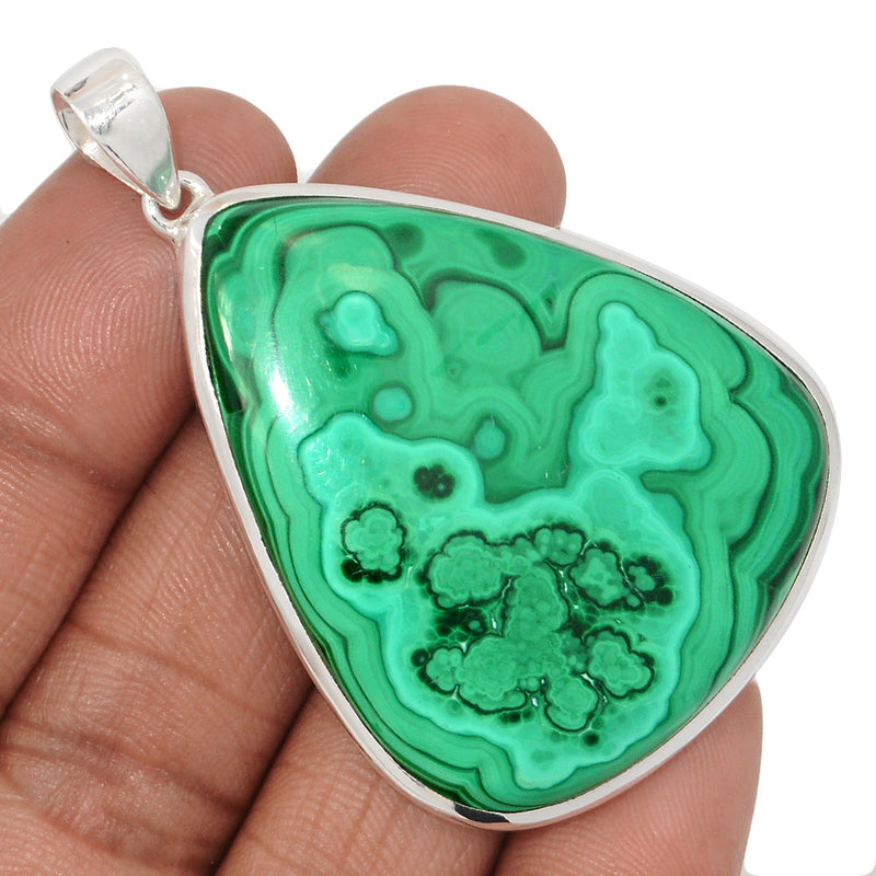 2.3" Extra Large - Malachite Pendants - MLAP3333