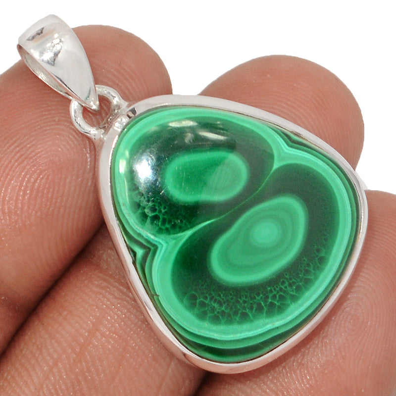 1.5" Malachite Pendants - MLAP3340