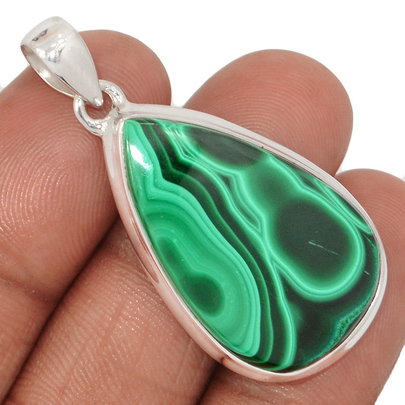 1.7" Malachite Pendants - MLAP3342