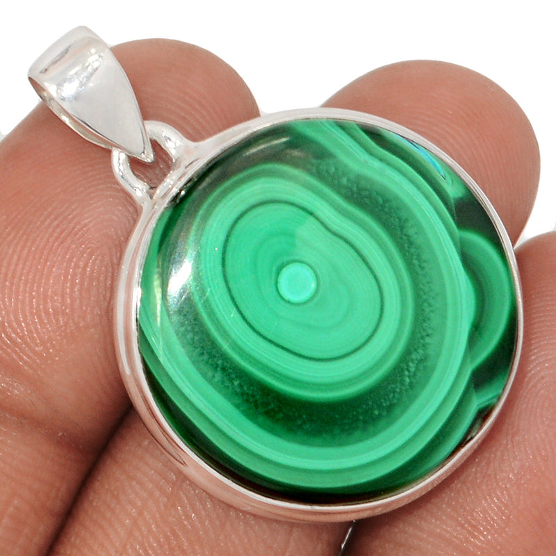 1.5" Malachite Pendants - MLAP3346