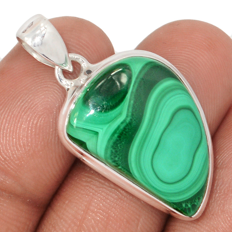 1.5" Malachite Pendants - MLAP3347