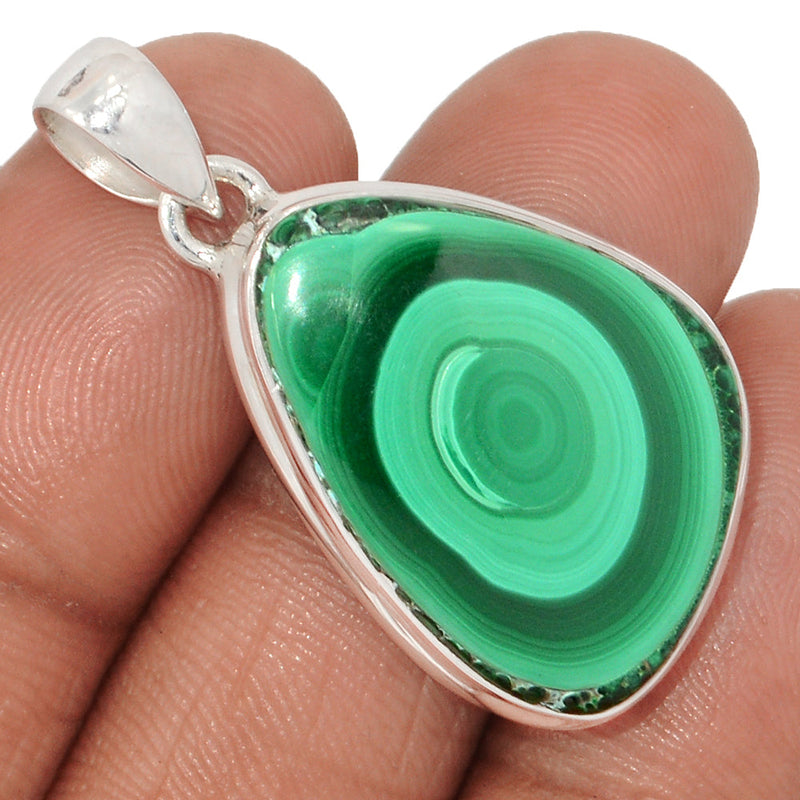 1.5" Malachite Pendants - MLAP3353