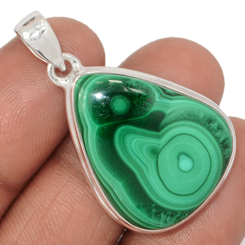 1.5" Malachite Pendants - MLAP3356