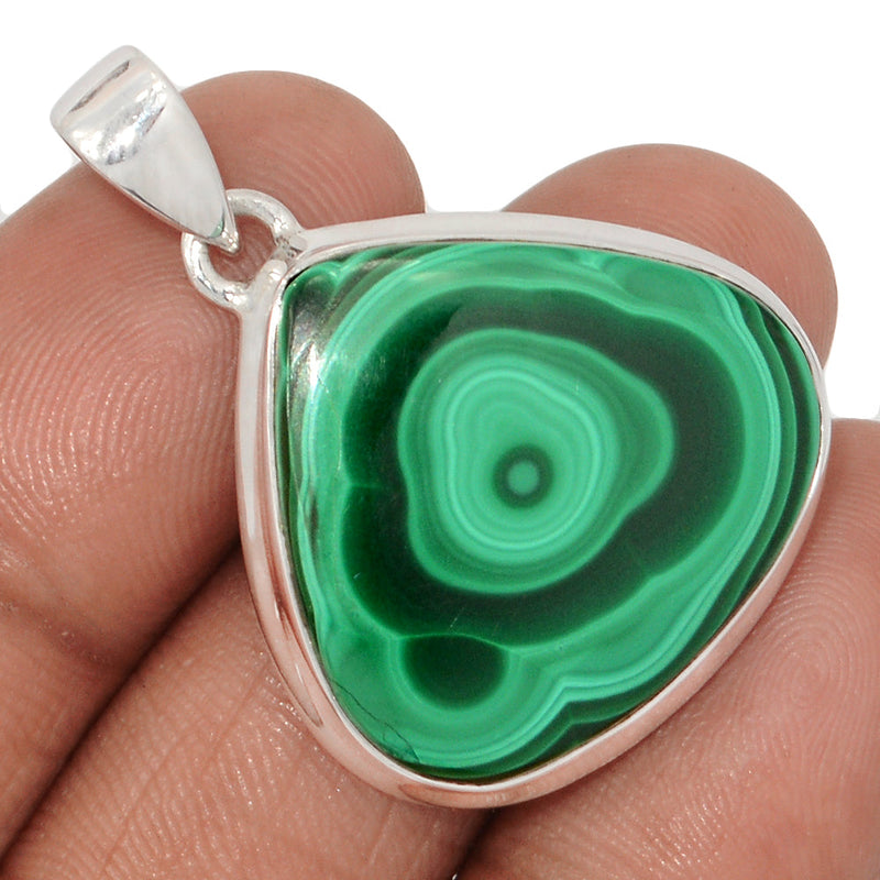 1.5" Malachite Pendants - MLAP3357