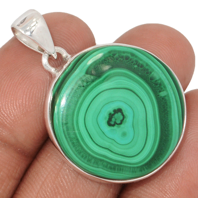 1.5" Malachite Pendants - MLAP3358