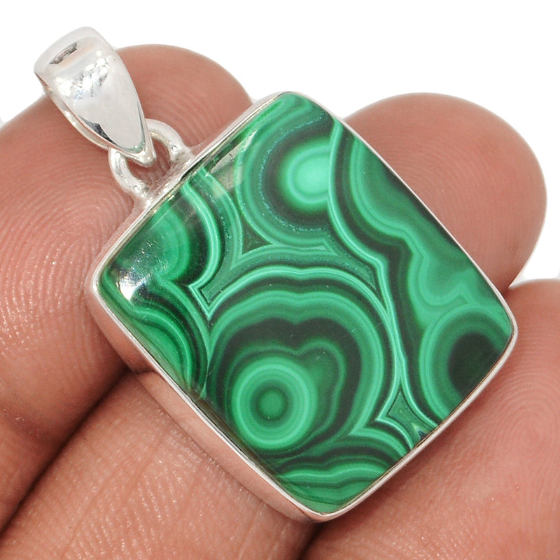 1.3" Malachite Pendants - MLAP3363