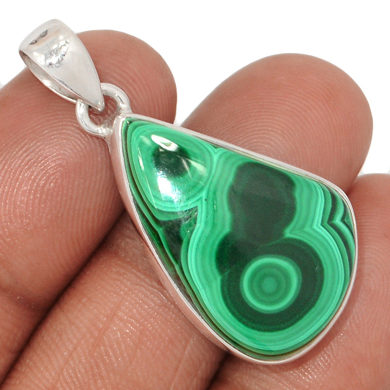 1.5" Malachite Pendants - MLAP3365